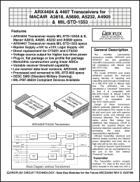 Click here to download ARX4404-001-1 Datasheet