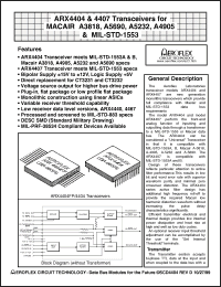 Click here to download ARX4467-FP Datasheet