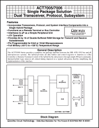 Click here to download ACT7006 Datasheet