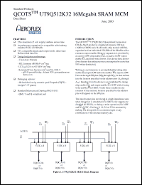 Click here to download UT9Q512K32-SPC Datasheet