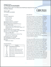 Click here to download UT54ACS164646S Datasheet