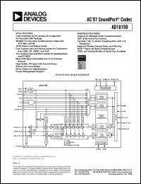 Click here to download AD1819B Datasheet