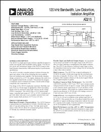 Click here to download AD215 Datasheet