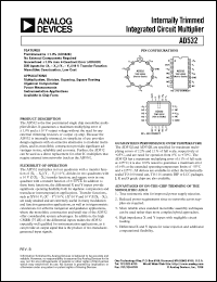 Click here to download AD532 Datasheet