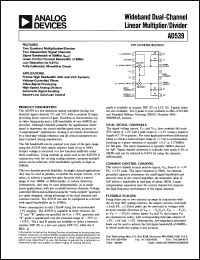 Click here to download AD539 Datasheet