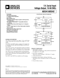 Click here to download AD5541 Datasheet