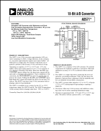 Click here to download AD571 Datasheet