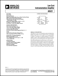 Click here to download AD622 Datasheet