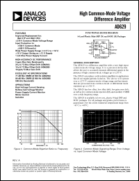 Click here to download AD629 Datasheet