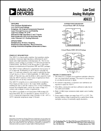 Click here to download AD633 Datasheet