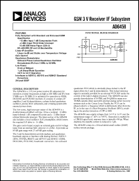 Click here to download AD6458 Datasheet
