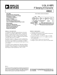 Click here to download AD6640 Datasheet