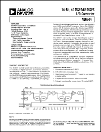 Click here to download AD6644 Datasheet