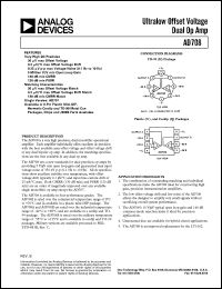 Click here to download AD708 Datasheet