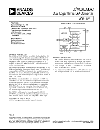 Click here to download AD7112BRZ Datasheet