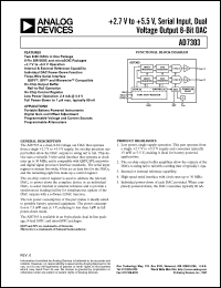Click here to download AD7303 Datasheet