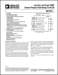 Click here to download AD73322 Datasheet