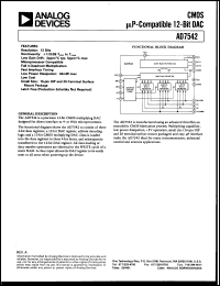 Click here to download AD7542 Datasheet