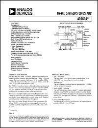 Click here to download AD7664 Datasheet