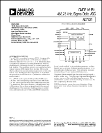 Click here to download AD7721ANZ Datasheet