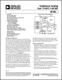 Click here to download AD7863 Datasheet