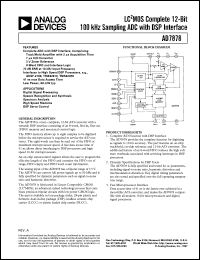 Click here to download AD7878KPZ-REEL Datasheet