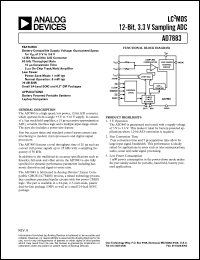 Click here to download AD7883 Datasheet