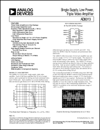 Click here to download AD8013 Datasheet