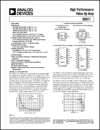 Click here to download AD811 Datasheet