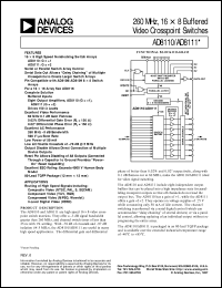 Click here to download AD8111 Datasheet