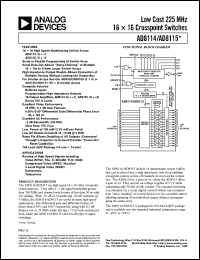 Click here to download AD8114 Datasheet