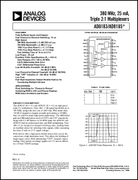 Click here to download AD8185 Datasheet