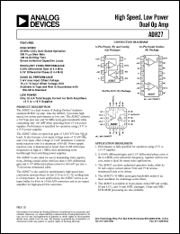 Click here to download AD827 Datasheet