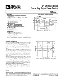 Click here to download AD8322 Datasheet