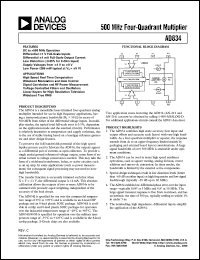 Click here to download AD834 Datasheet