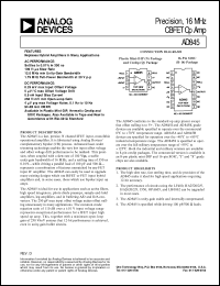 Click here to download AD845 Datasheet