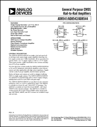 Click here to download AD8541 Datasheet