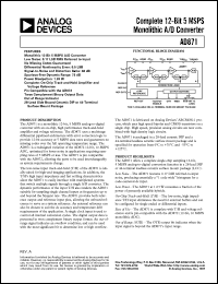 Click here to download AD871 Datasheet