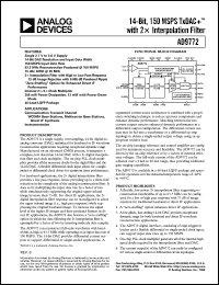 Click here to download AD9772 Datasheet