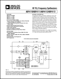 Click here to download ADF4110 Datasheet