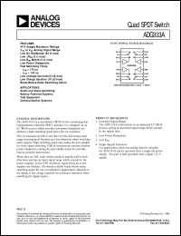 Click here to download ADG333A Datasheet