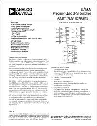 Click here to download ADG413 Datasheet