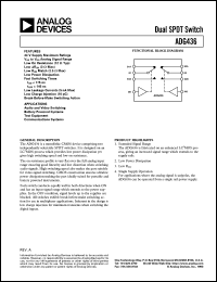 Click here to download ADG436 Datasheet