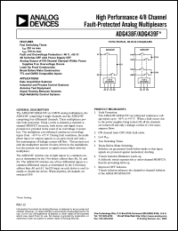 Click here to download ADG438 Datasheet