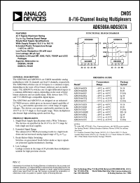 Click here to download ADG506 Datasheet