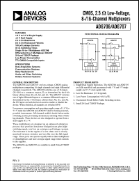 Click here to download ADG707 Datasheet