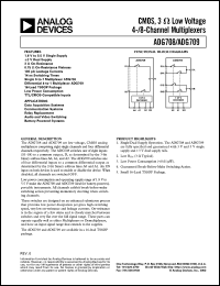 Click here to download ADG709 Datasheet