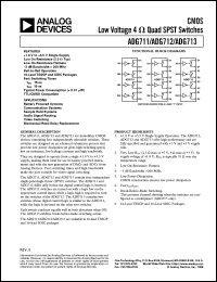 Click here to download ADG713 Datasheet