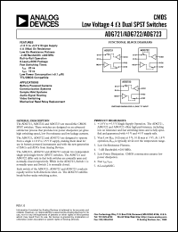 Click here to download ADG721 Datasheet