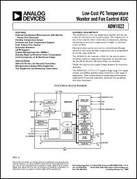 Click here to download ADM1022 Datasheet